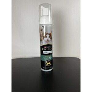 Purina LiveClear Rinse-Free Cat Shampoo Foam NEW